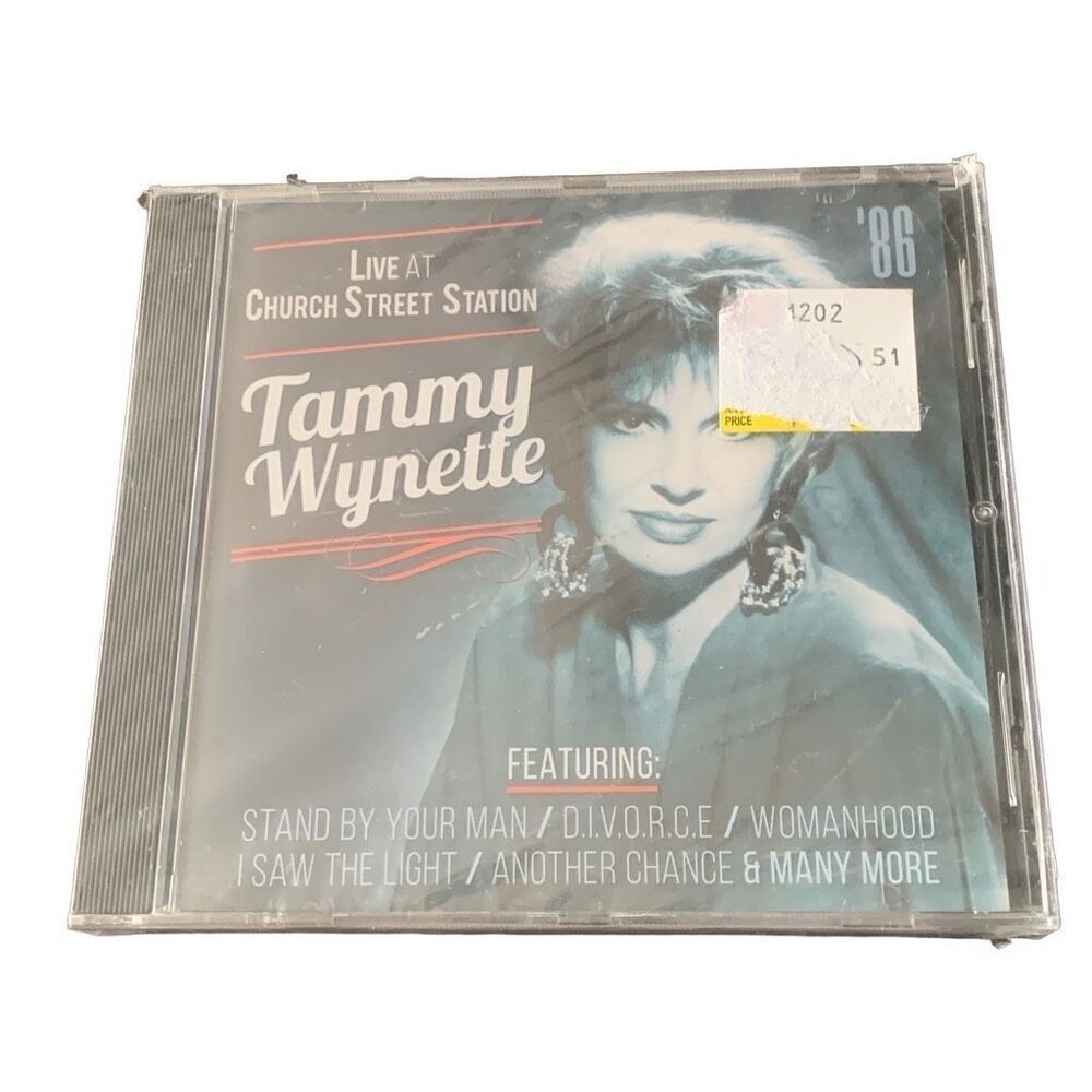 New Music CD Tammy Wynette Live at Church Street Station